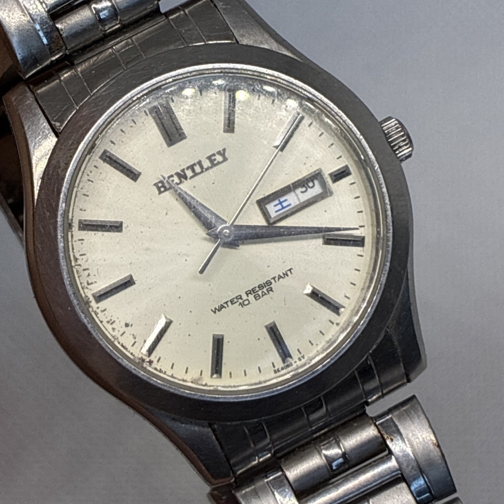 BENTLEY Crepha BK-4080 Men's Stainless Steel Quartz Watch - PARTS ONLY!!!!!